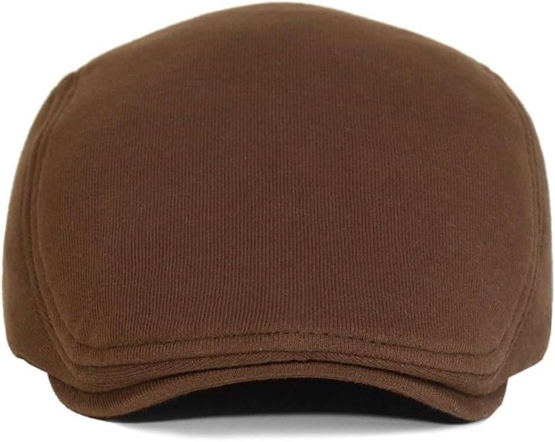 Xinveen Men's Newsboy Hat Adjustable Beret Ivy Cap Irish Cabbie Driving Hunting Hats - Image 3